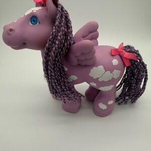 Vintage Cabbage Patch Kids Pony Purple Horse Clouds Crimp n Curl VTG 1992 Toy